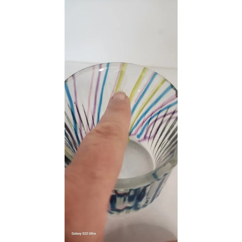 Small Tea Light Blown Glass